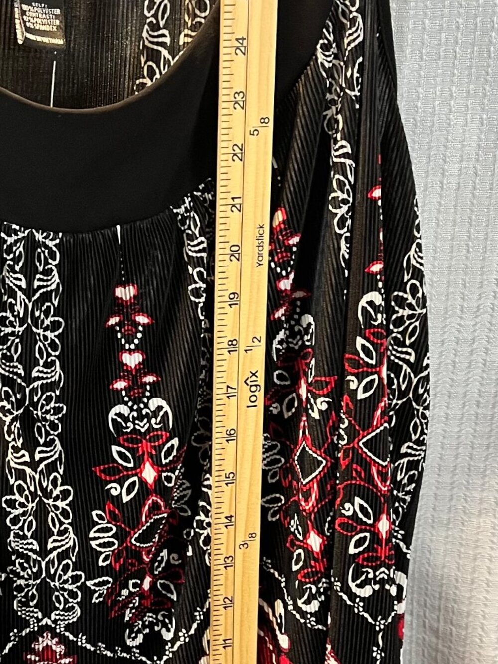 Vintage Y2K Studio 1940 Sleeveless Pleated Tunic Blouse Tank size 22/24W - Picture 6 of 6